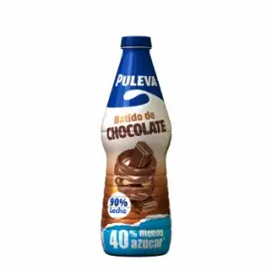 Batido de chocolate 40% menos azúcar Puleva sin gluten botella 1 l.