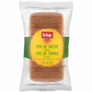 Pan de cereales Vital Schär sin gluten y sin lactosa 350 g.