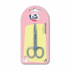 Tijeras para manicura Carrefour Soft 1 ud.