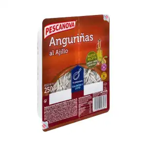 Anguriñas de surimi al ajillo Pescanova Bandeja 0.25 kg