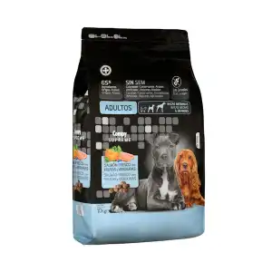 Comida perro adulto Supreme Compy salmón fresco con frutas y verduras Saco 10 kg