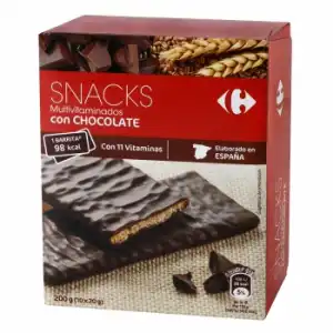 Galletas con chocolate Mulivitaminadas Carrefour 210 g.