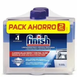 Limpiamáquinas Finish pack de 2 unidades de 250 ml.