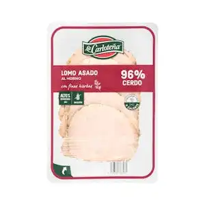 Lomo asado La Carloteña lonchas Paquete 0.125 kg