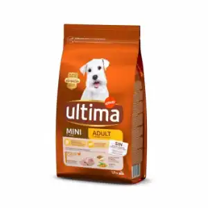 Pienso de pollo para perro adulto mini Ultima 1,5 Kg