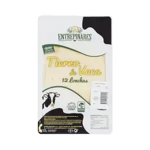 Queso tierno de vaca Entrepinares lonchas Paquete 0.32 kg