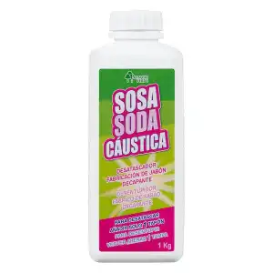 Sosa cáustica Bosque Verde Botella 1 kg