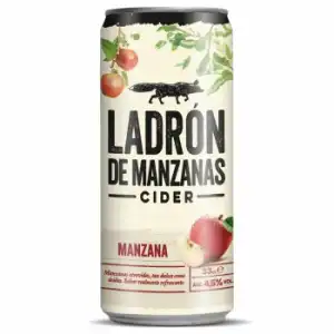 Cider Ladrón de manzanas lata 33 cl.