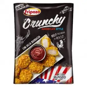 Crunchy de pollo con salsa barbacoa Fripozo 300 g.