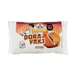 Dorayaki relleno de crema al cacao Hacendado Paquete 0.18 kg