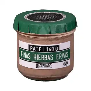 Paté de cerdo con finas hierbas Hacendado Tarro 0.16 kg