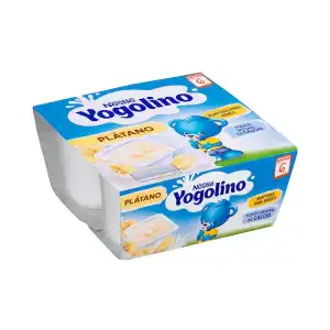 Postre lácteo infantil de plátano Yogolino +6 meses 4 ud. X 0.1 kg