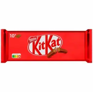 Barrita de galleta crujiente cubierta de chocolate Nestlé Kit Kat 10 ud.