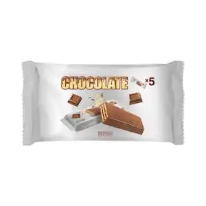 Barritas crujientes Hacendado recubiertas de chocolate con leche