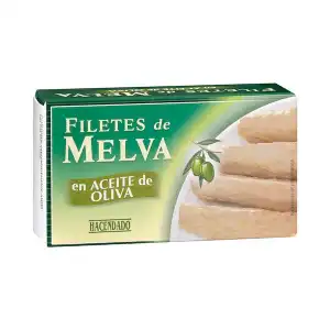 Filetes de melva en aceite de oliva Hacendado Lata 0.12 kg