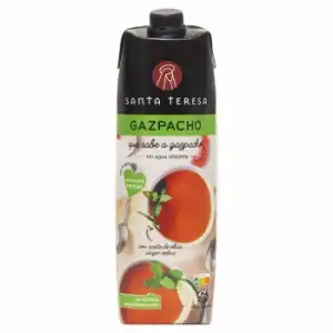 Gazpacho con aceite de oliva virgen extra Santa Teresa sin gluten 1 l.