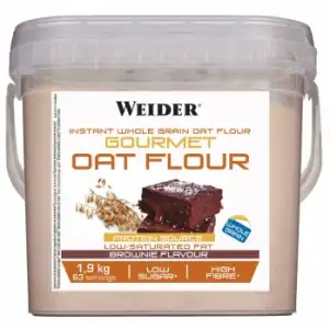 Harina de avena integral instantánea Weider 1,9 kg.