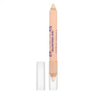 Lápiz de cejas dúo Flowers Highlighter Deliplus corrector e iluminador  1 ud