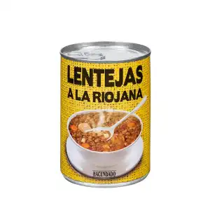 Lentejas a la riojana Hacendado Bote 0.42 kg