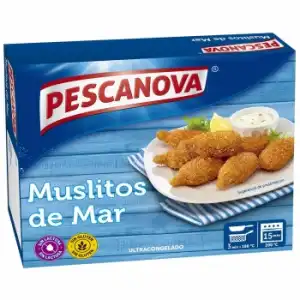 Muslitos de mar Pescanova sin gluten y sin lactosa 250 g.