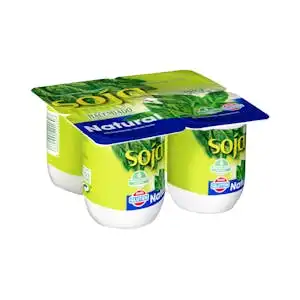 Postre de soja Hacendado natural 4 ud. X 0.1 kg