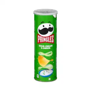 Pringles sabor crema agria y cebolla Bote 0.165 kg