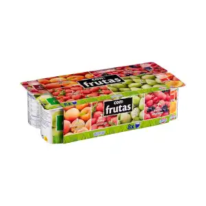 Yogur con frutas Hacendado 8 ud. X 0.125 kg