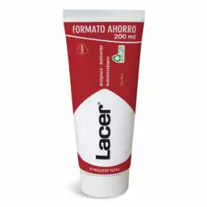 Dentífrico antiplaca y anticaries de uso diario con flúor Lacer 200 ml.