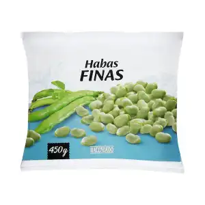 Haba fina Hacendado ultracongelada Paquete 0.45 kg