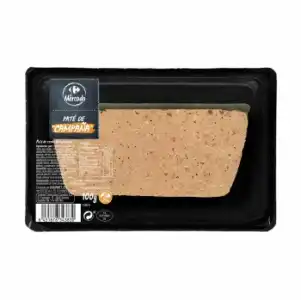 Paté de Campaña Carrefour El Mercado sin gluten 100 g