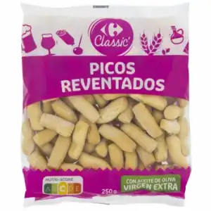 Picos reventados Carrefour 250 g.