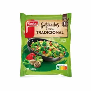 Salteado verduras receta tradicional Findus-Salteados 500 g.