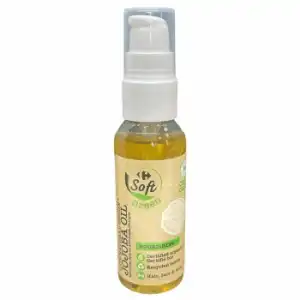 Aceite jojoba capilar-corporal Carrefour Soft Green 50 ml.
