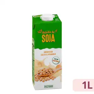 Bebida de soja con calcio y vitaminas Hacendado Brick 1 L