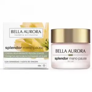 Crema reafirmante revitalizante de día splendor meno-pause Bella Aurora 50 ml.