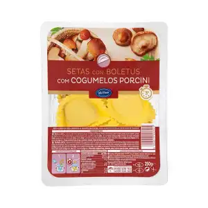 Medialunas frescas setas con boletus Bel Canto Bandeja 0.25 kg