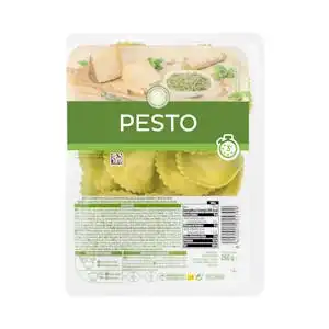 Pasta fresca girasoles rellena de pesto y queso de oveja Hacendado