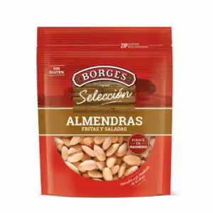 Almendras fritas y saladas Selección Borges sin gluten 160 g.