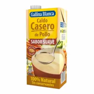 Caldo de pollo casero suave Gallina Blanca sin gluten 1 l.