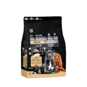 Comida perro sénior y adultos esterilizados Supreme Compy con pollo, frutas y verduras Paquete 3 kg