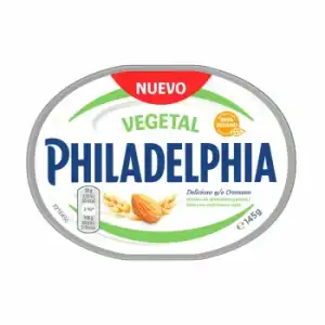 Crema de untar vegana Vegetal Philadelphia 145 g.