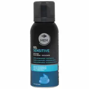 Gel de afeitado piel sensible Carrefour Men 75 ml.