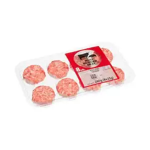 Mini burgers de vacuno y cerdo Bandeja 0.28 kg