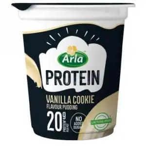 Pudding de vainilla con galletas Arla Protein sin lactosa 200 g.