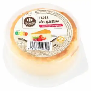 Tarta de queso Carrefour Original sin gluten 180 g.