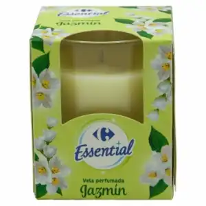 Vela perfumada jazmín Carrefour Essential 1 ud.