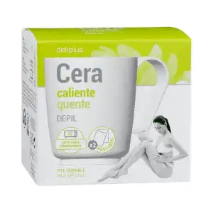 Cera caliente en tarro Deliplus piel sensible Caja 0.25 100 g