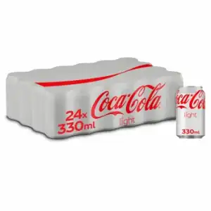 Coca Cola light pack 24 latas 33 cl.