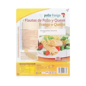 Flautas de pollo y queso Bandeja 0.273 kg