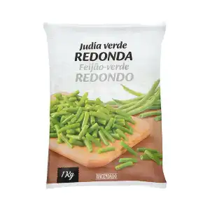 Judía verde redonda Hacendado ultracongelada Paquete 1 kg